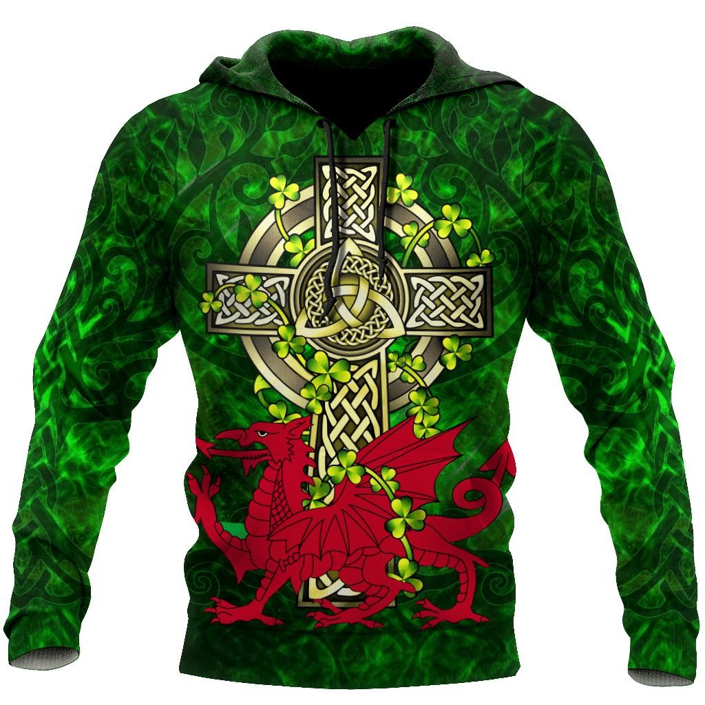 Wales Saint Patrick'S Day 3D All Over Printed Shirts For Men And Women Tn