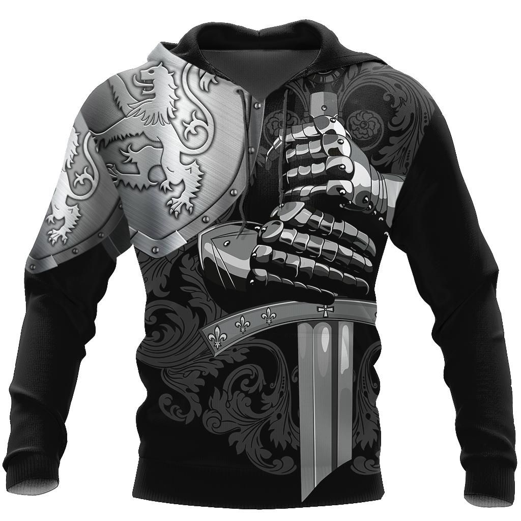 Scottish Lion Armor 3D All Over Printed Shirts For Men And Women Am240201