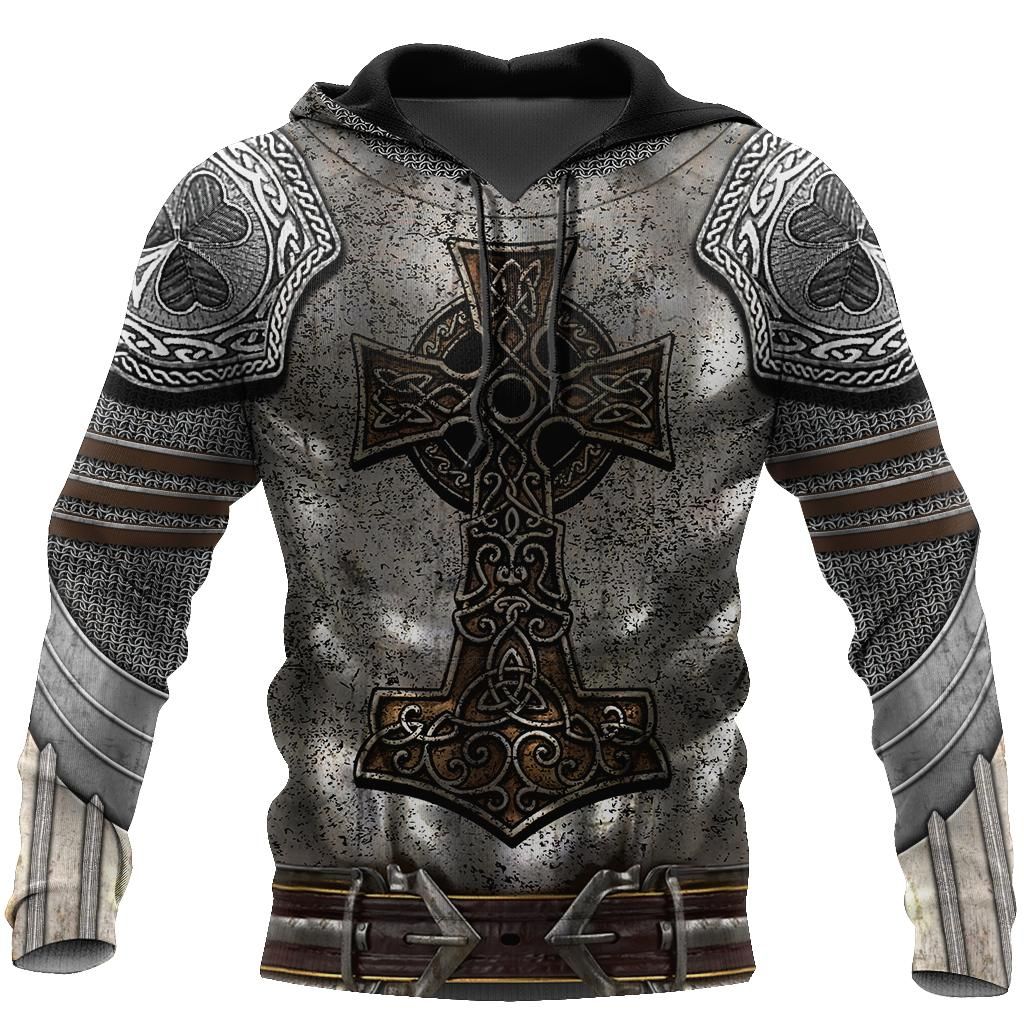 Irish Armor Warrior Chainmail 3D All Over Printed Shirts For Men And Women Am250203
