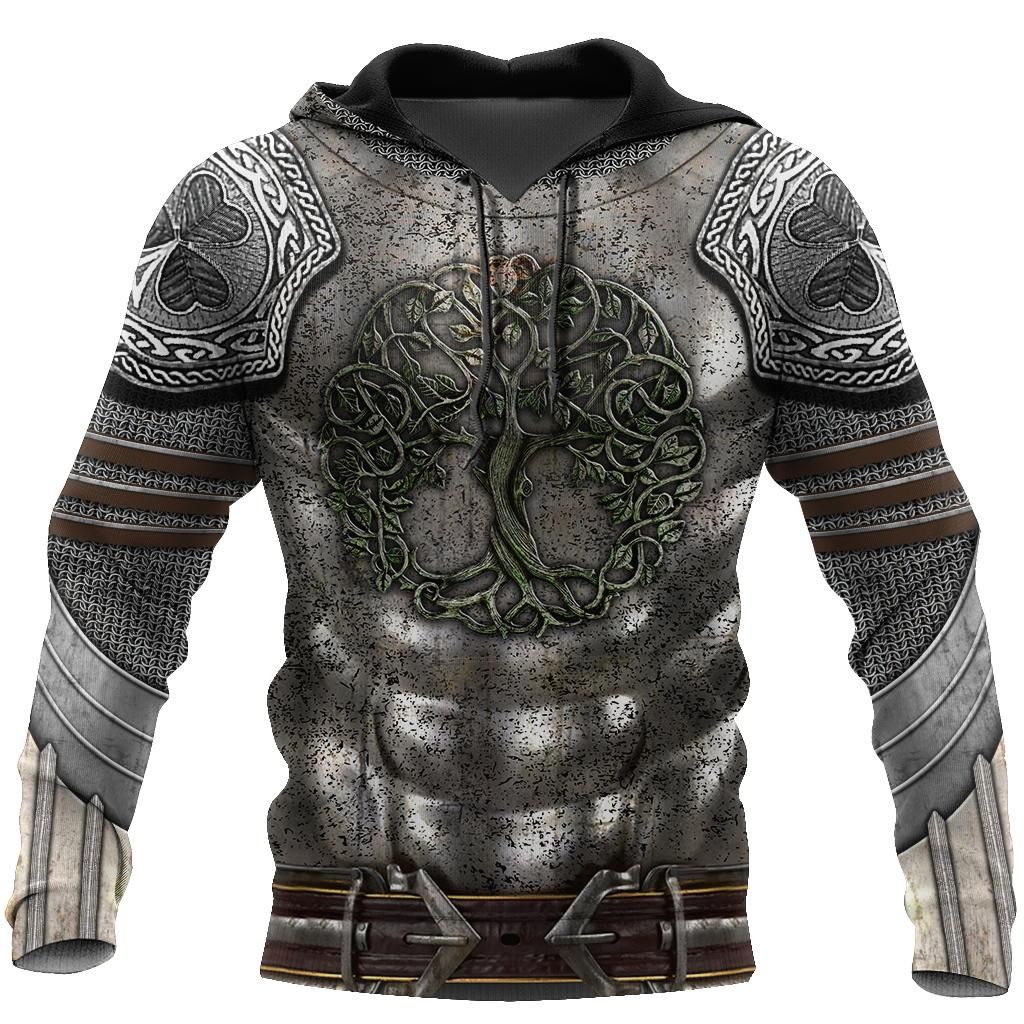 Irish Armor Warrior Knight Chainmail Shirts For St Patrick's Day PAN3HD0146