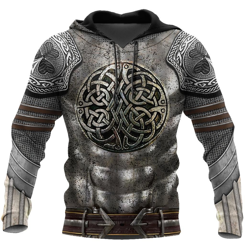 Irish Armor Warrior Knight Chainmail 3D All Over Printed Shirts For Men And Women PAN3HD0095