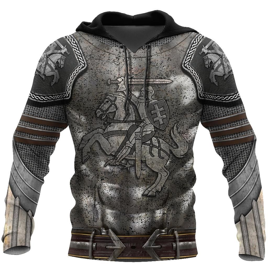 Lithuania Armor Knight Warrior Chainmail 3D All Over Printed Shirts For Men And Women Am120302