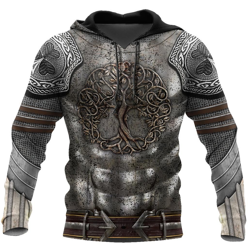 Irish Armor Warrior Knight Chainmail 3D All Over Printed Shirts For Men And Women Am260202
