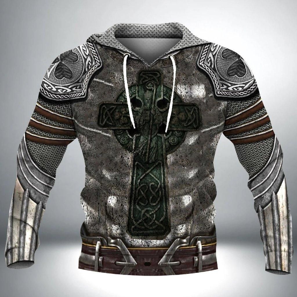 Irish Armor Knight Warrior Chainmail 3D All Over Printed Shirts For Men And Women Tt0121