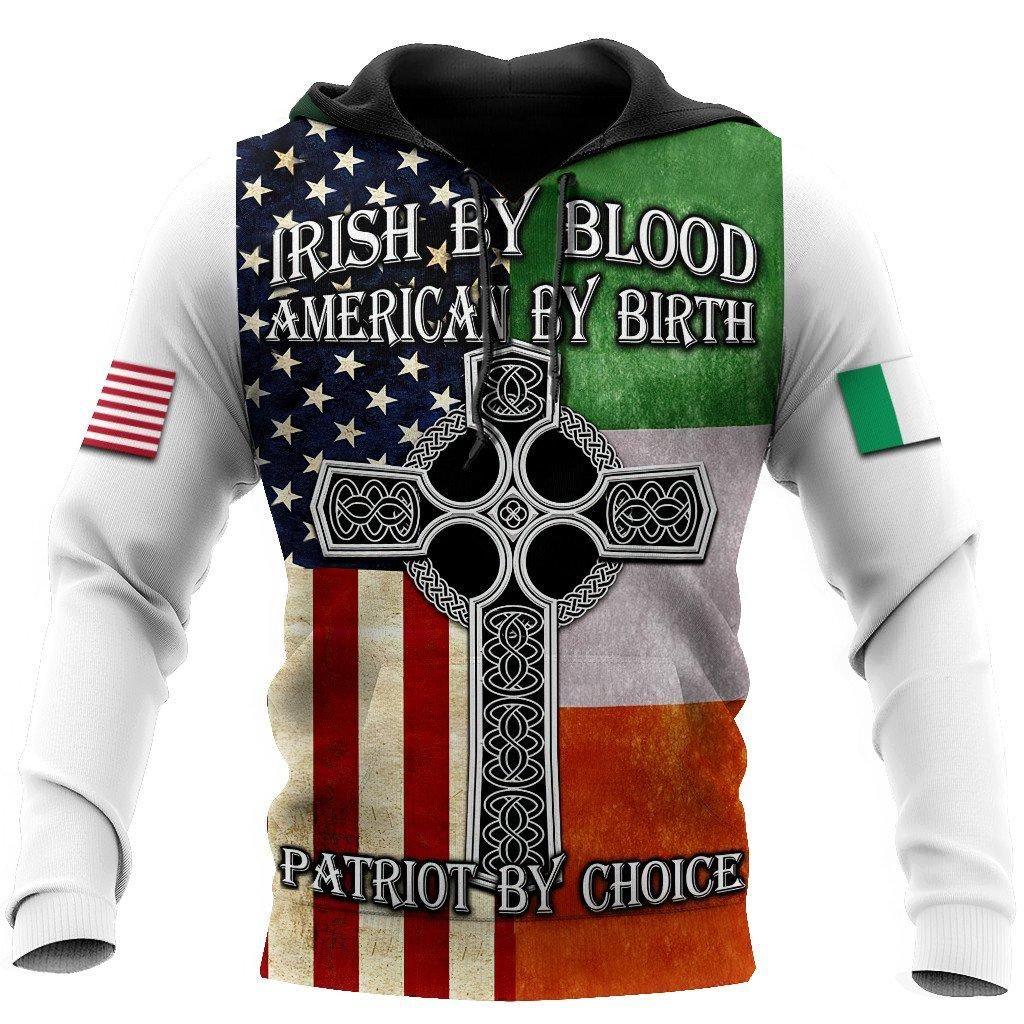 Irish American St Patrick's Day Hoodie Shirts For Men And Women Vp26102003