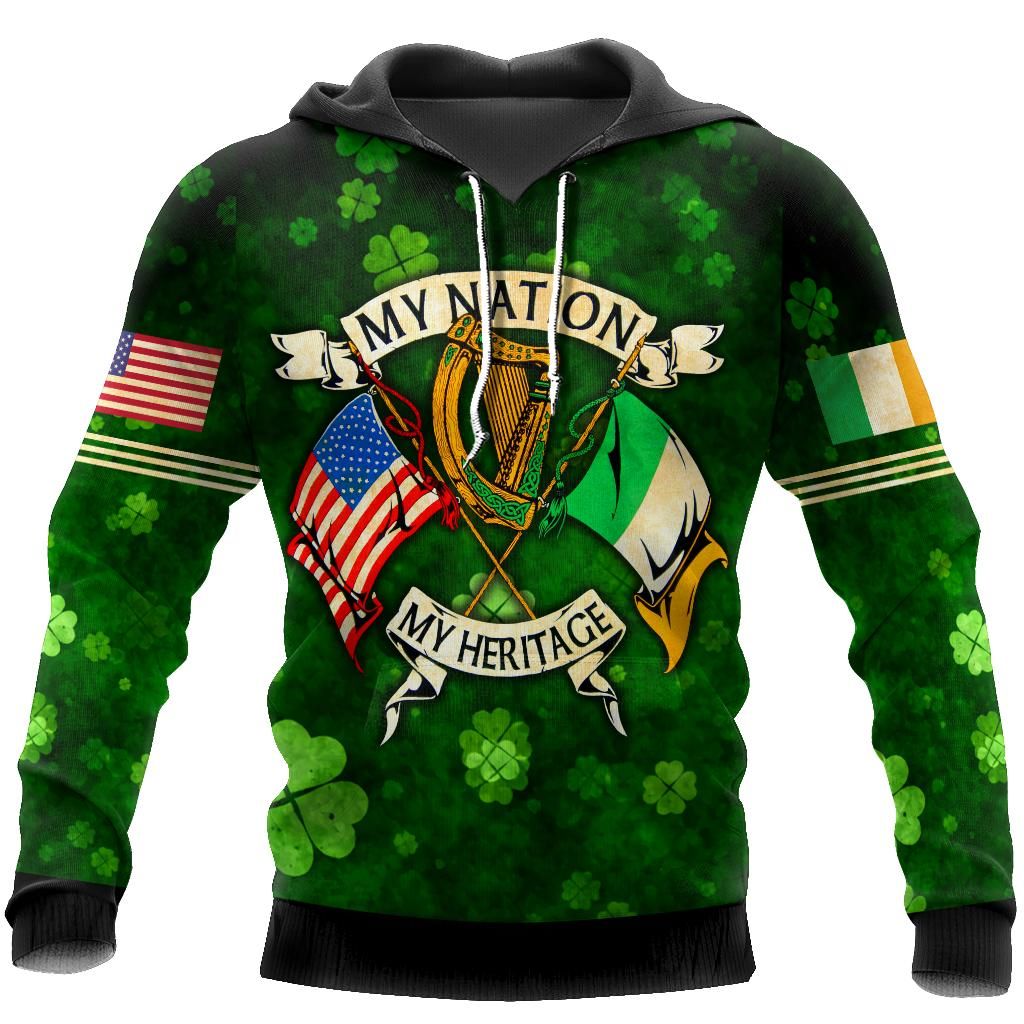 Irish St.Patrick Day 3D Hoodie Shirt For Men And Women Hvt31102001