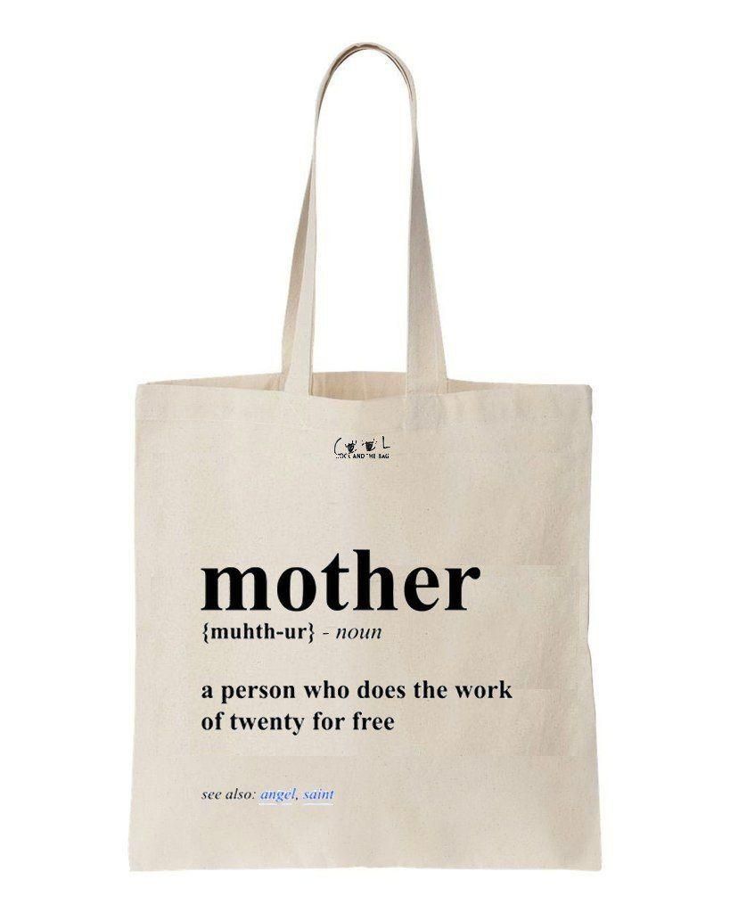 Mother Definition Tote Bag Mother's Dat Gift For Women