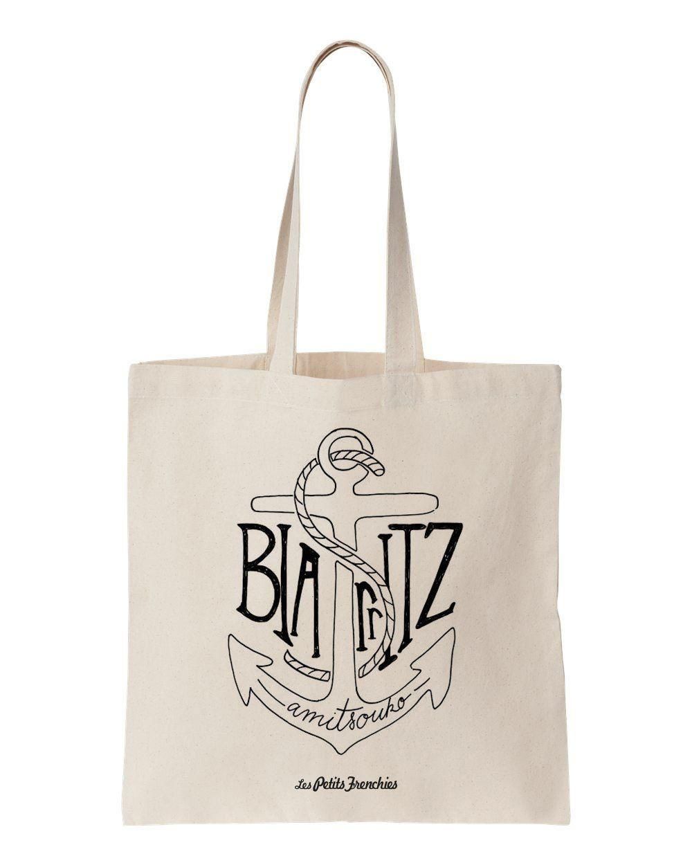 Biarritz Anchor Printed Tote Bag Gift For Girls