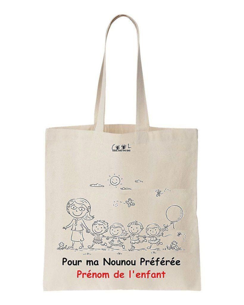 Perfect Nanny Printed Tote Bag Gift For Nanny