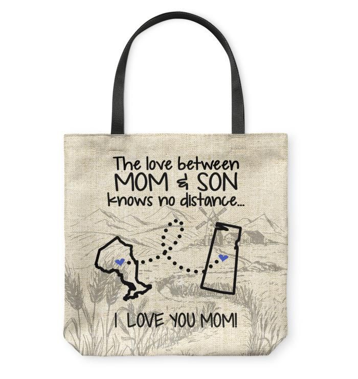 Saskatchewan Ontario Love Mom And Son Tote Bag