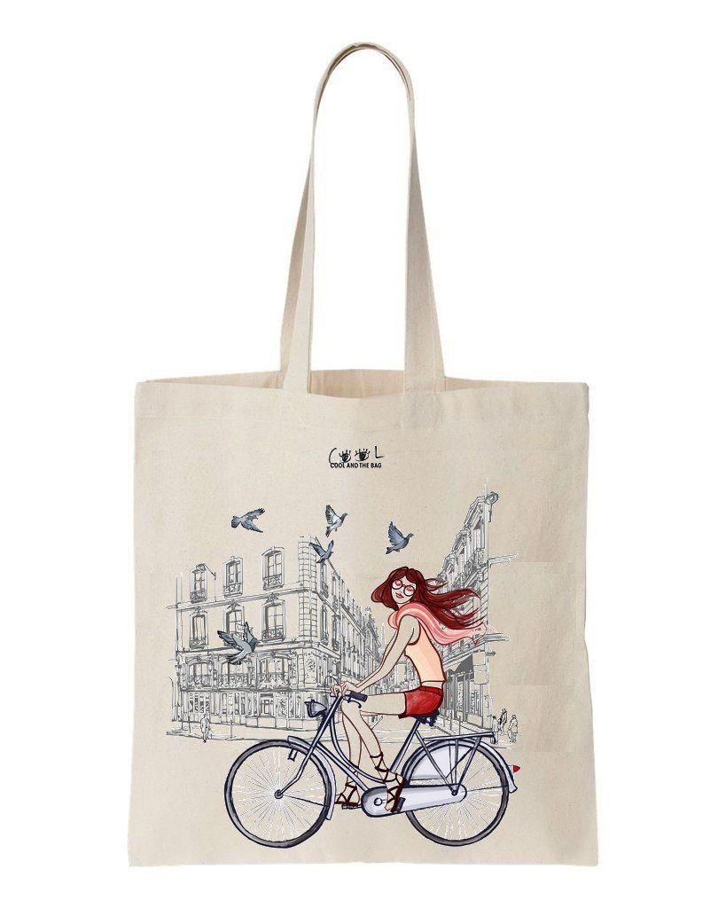 I Love Paris Gift For Girls Printed Tote Bag
