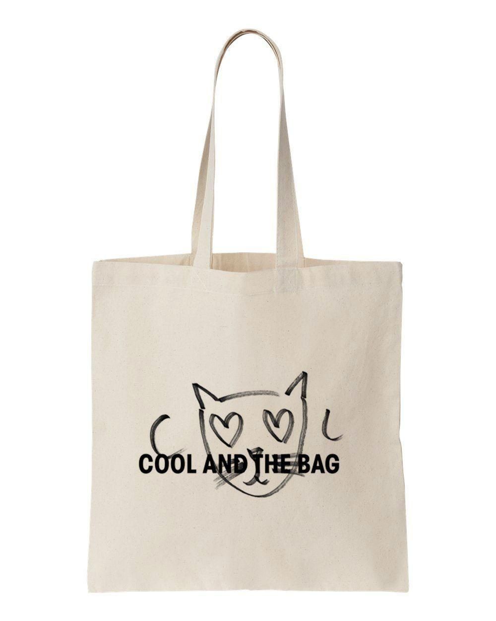Chat Cool And The Bag Printed Tote Bag Birthday Gift For Girl