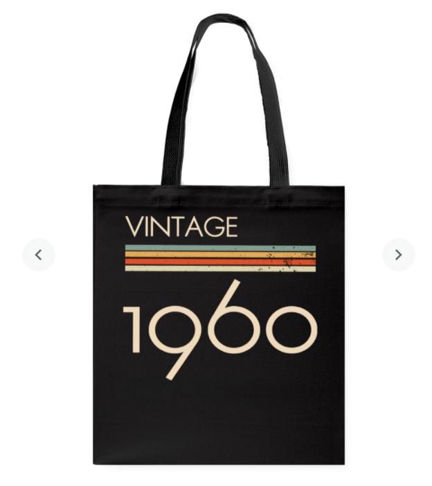 Trending Vintage Style 1960S Classic Tote Bag