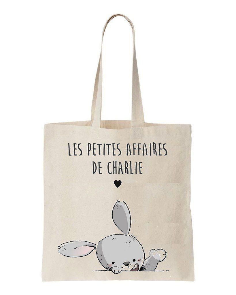 Cute Bunny Hello Gift For Girls Printed Tote Bag