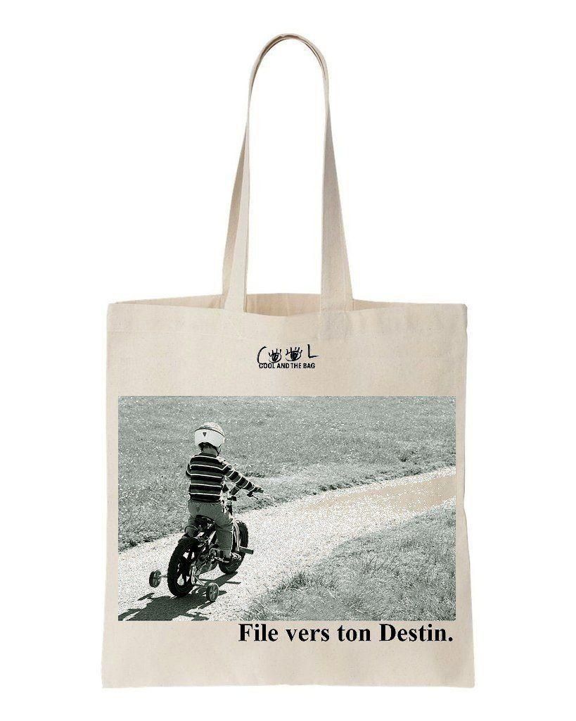 File Vers Ton Destin Gift For Rider Printed Tote Bag