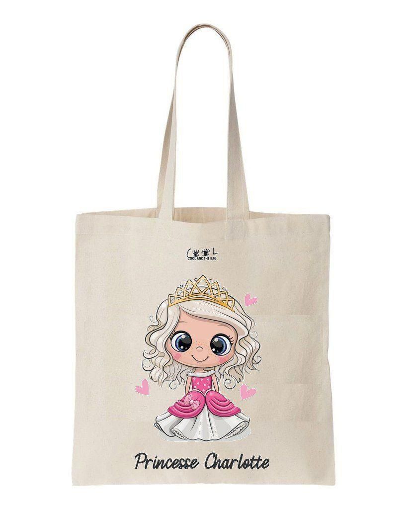 Lovely Princess Printed Tote Bag Birthday Gift For Girl
