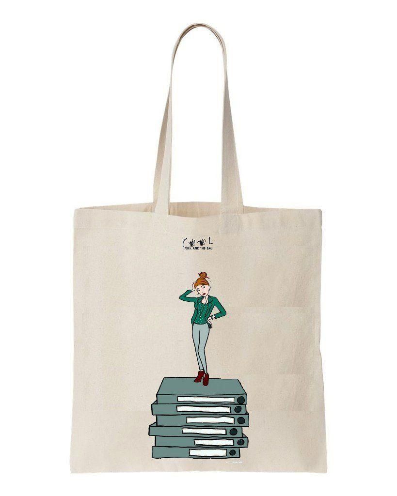Overbooked Printed Tote Bag Gift For Girls