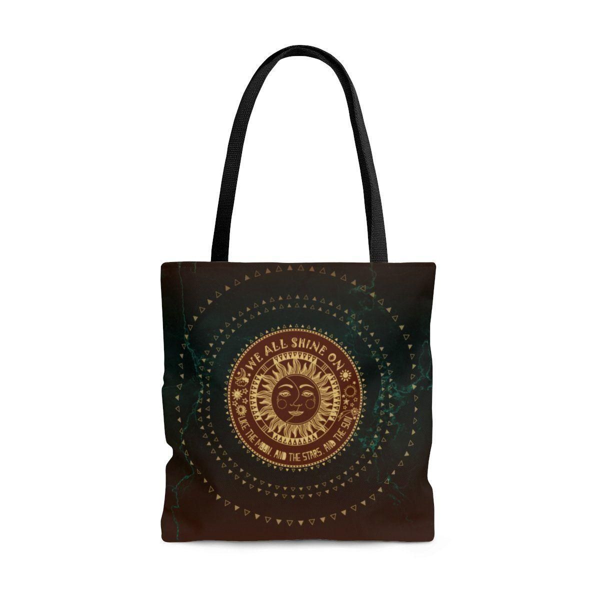 The Moon The Stars The Sun Printed Tote Bag