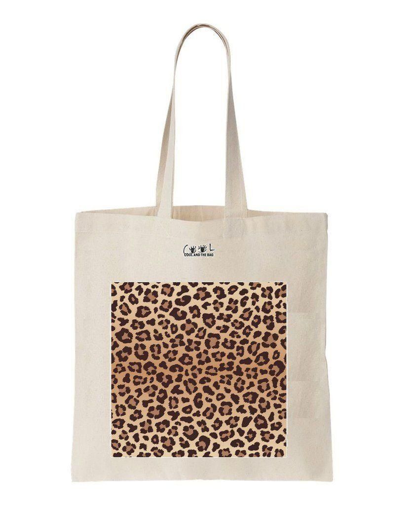 Lopard Design Printed Tote Bag Birthday Gift For Girl