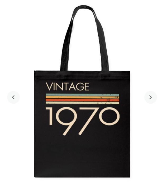 Trending Vintage Style 1970S Classic Tote Bag