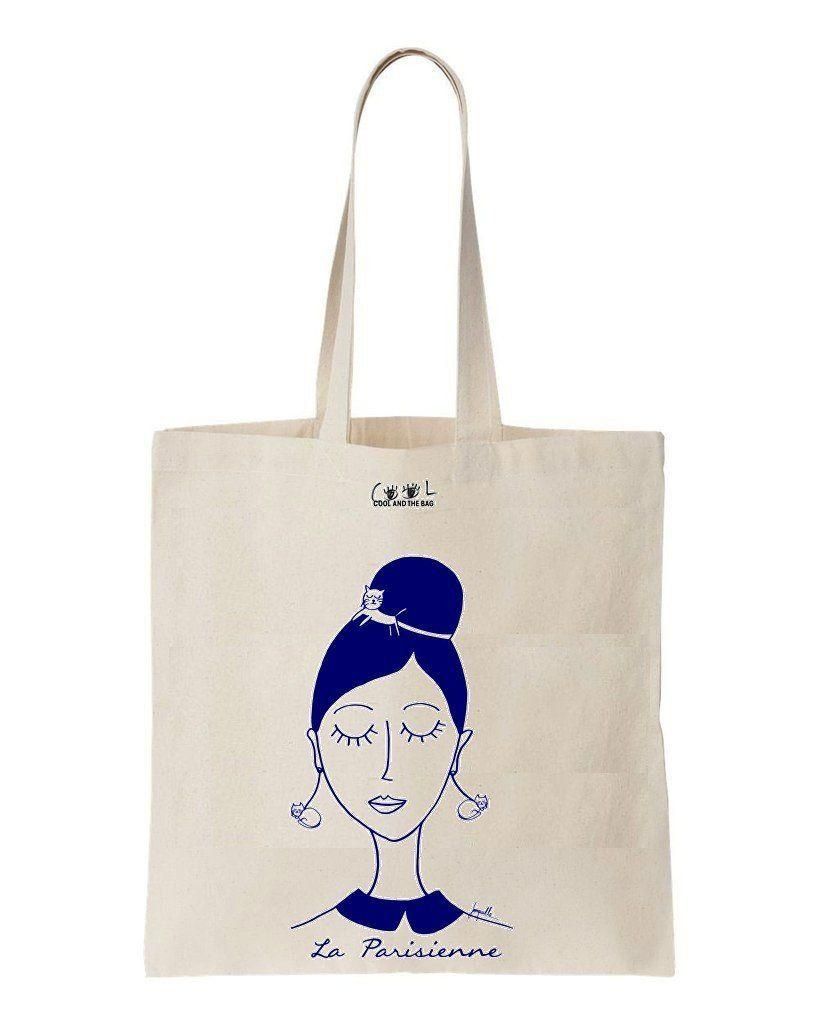 La Parisienne Printed Tote Bag Birthday Gift For Women