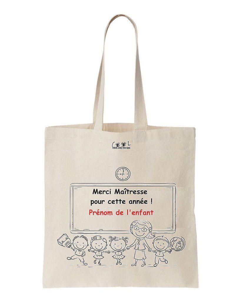 Happy Children And Mother Printed Tote Bag Birthday Gift For Girls
