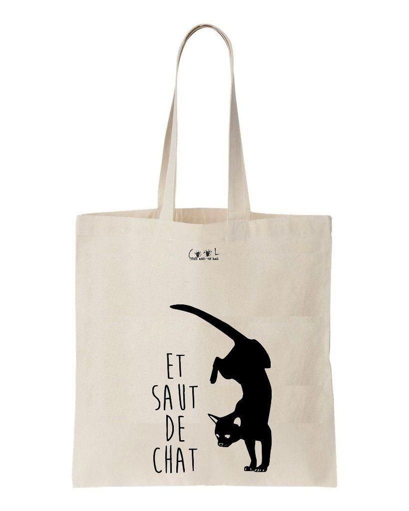 Et Saut De Chat Gift For Cat Lovers Printed Tote Bag