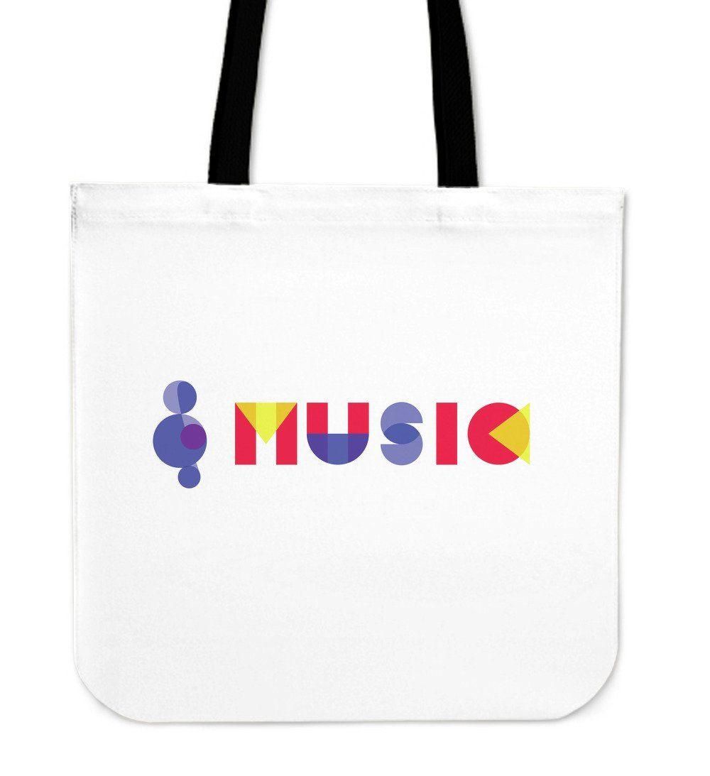 Bauhaus Music For Music Lovers Printed Tote Bag