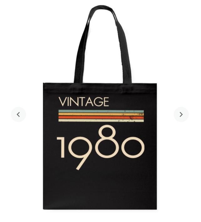 Trending Vintage Style 1980S Classic Tote Bag