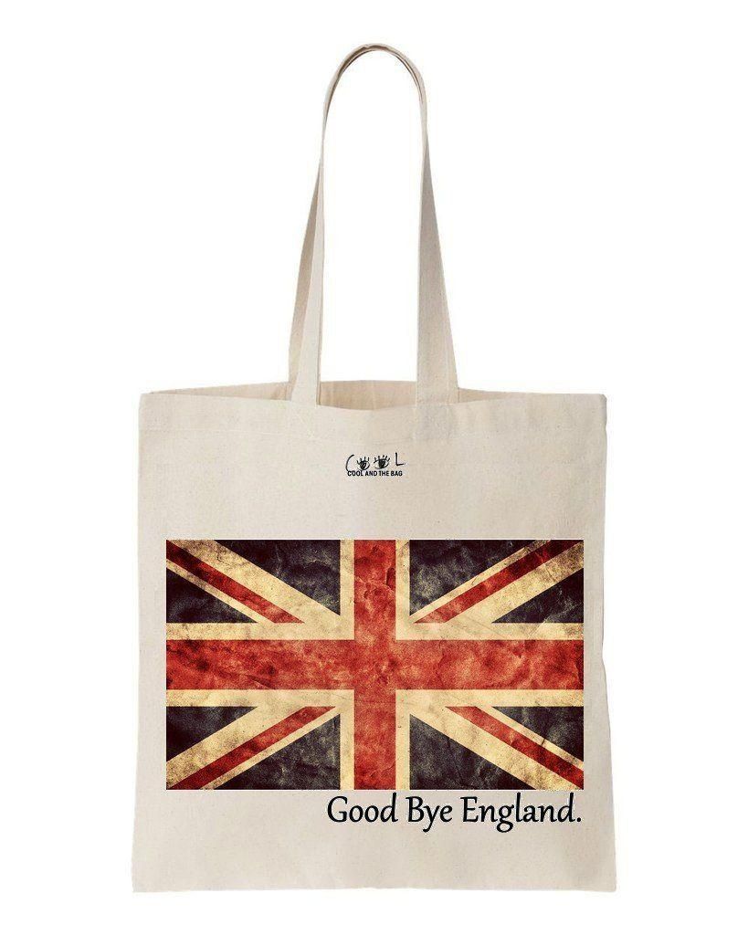 Good Bye England Printed Tote Bag Birthday Gift For Friends