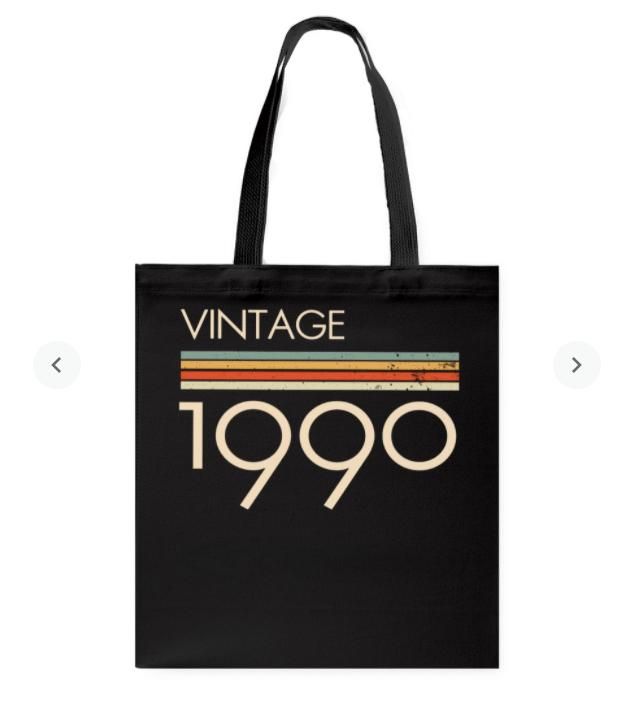 Trending Vintage Style 1990S Classic Tote Bag