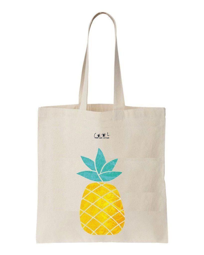 Pineapple Fruit Summer Printed Tote Bag Gift For Girls