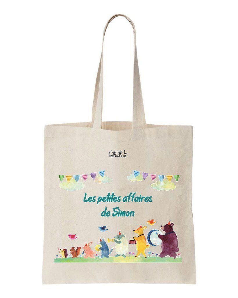 Happy Birthday Cute Animal Printed Tote Bag Birthday Gift For Girl