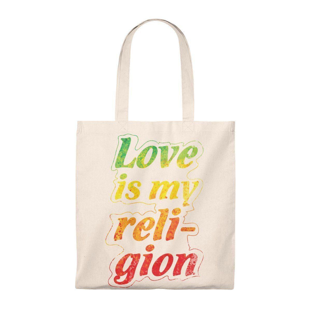 Love Is My Religion Tote Bag