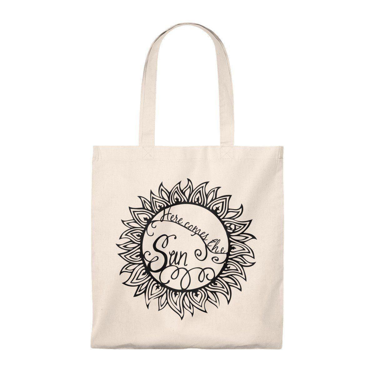 Here Comes The Sun Printed Tote Bag