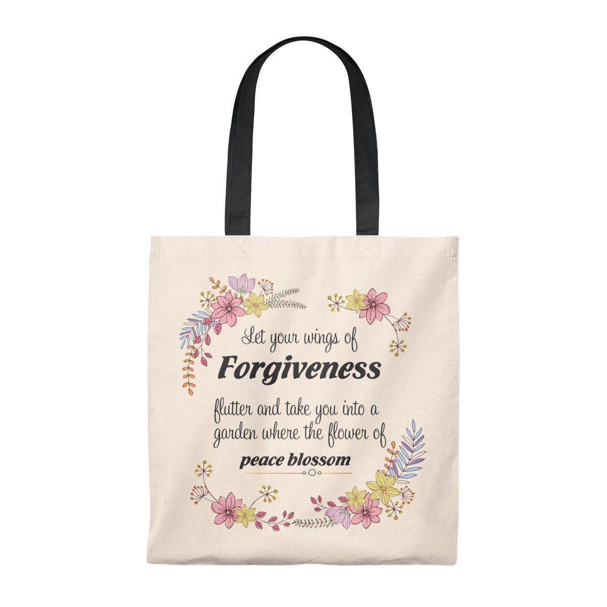 Let Your Wings Of Forgiveness Day Peace Blossom Printed Tote Bag