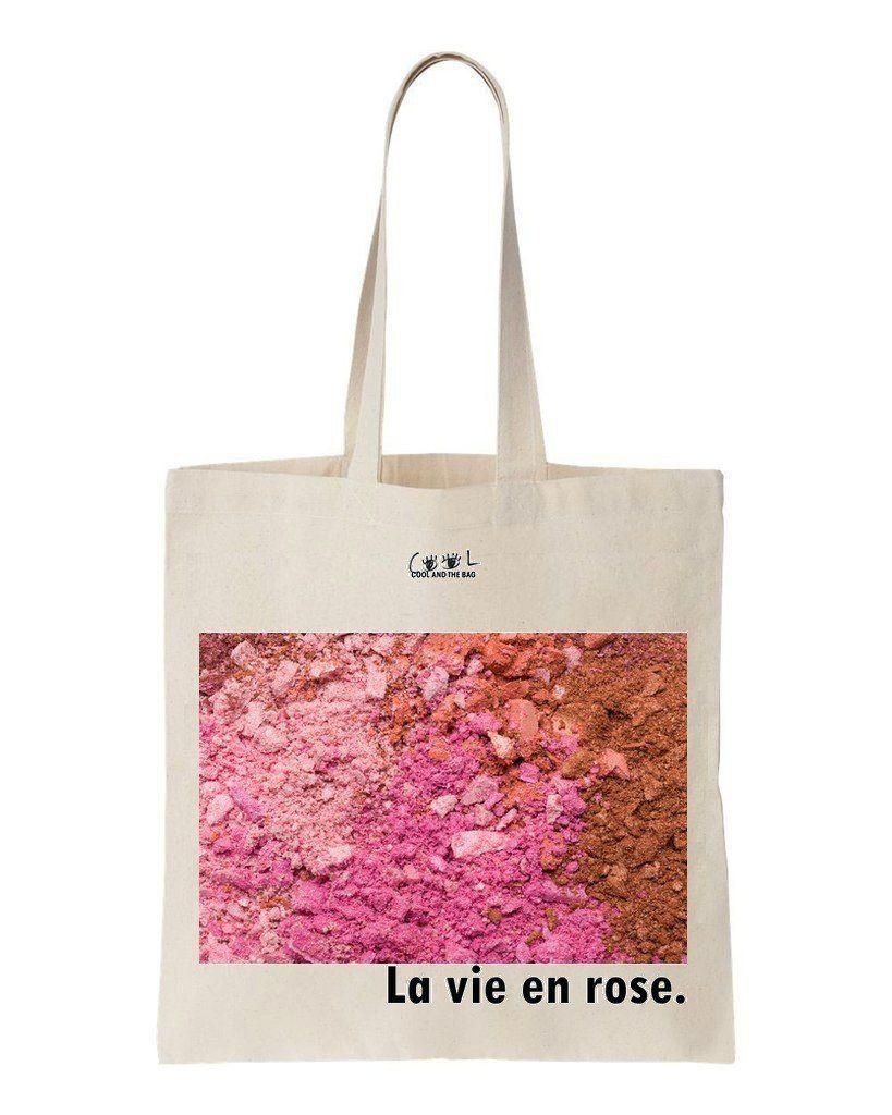 Life In Pink Printed Tote Bag Gift For Girls