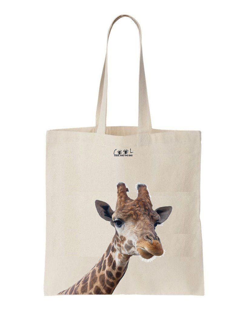 Cute Giraffe Printed Tote Bag Birthday Gift For Girl