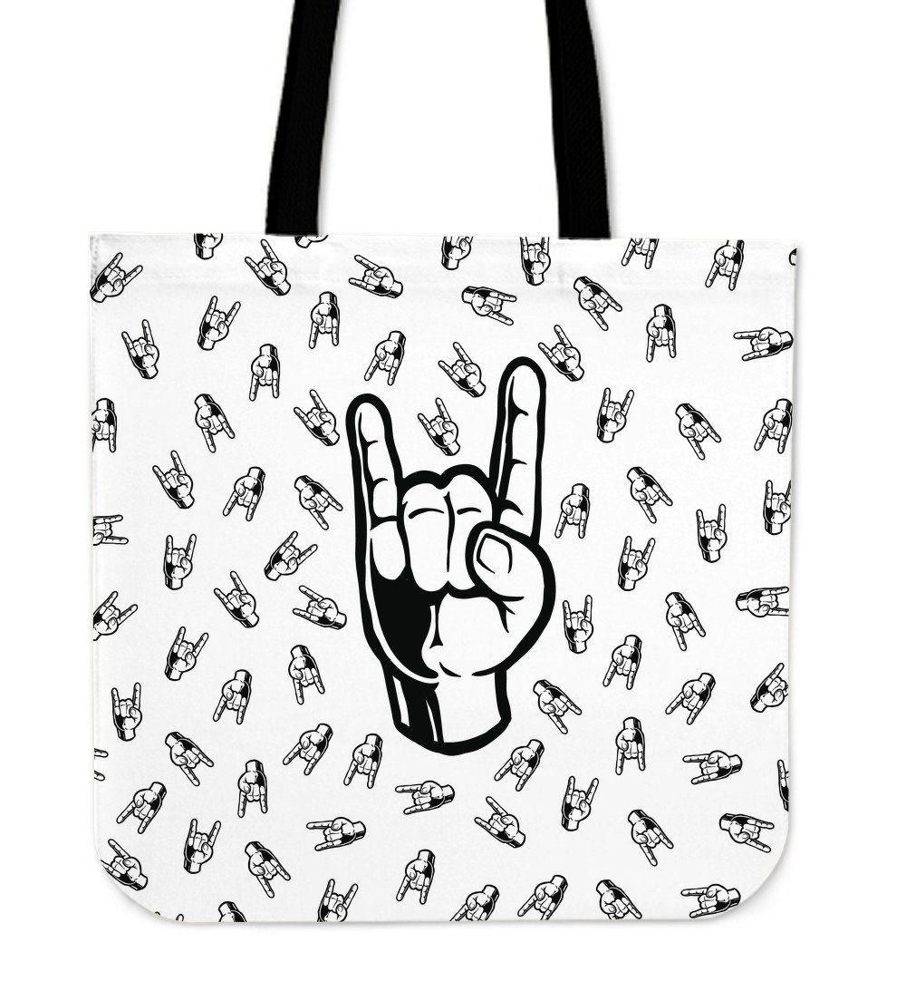 Sign Of The Horns Tote Bag