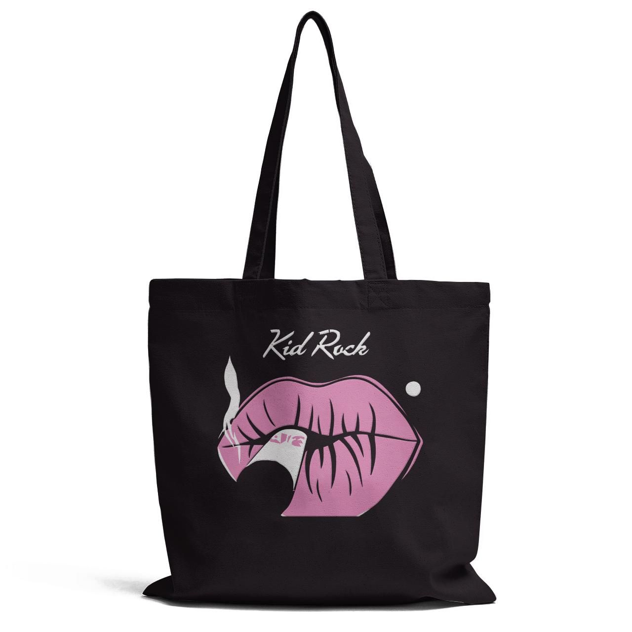 Kid Rock Pink Lip Tote Bag