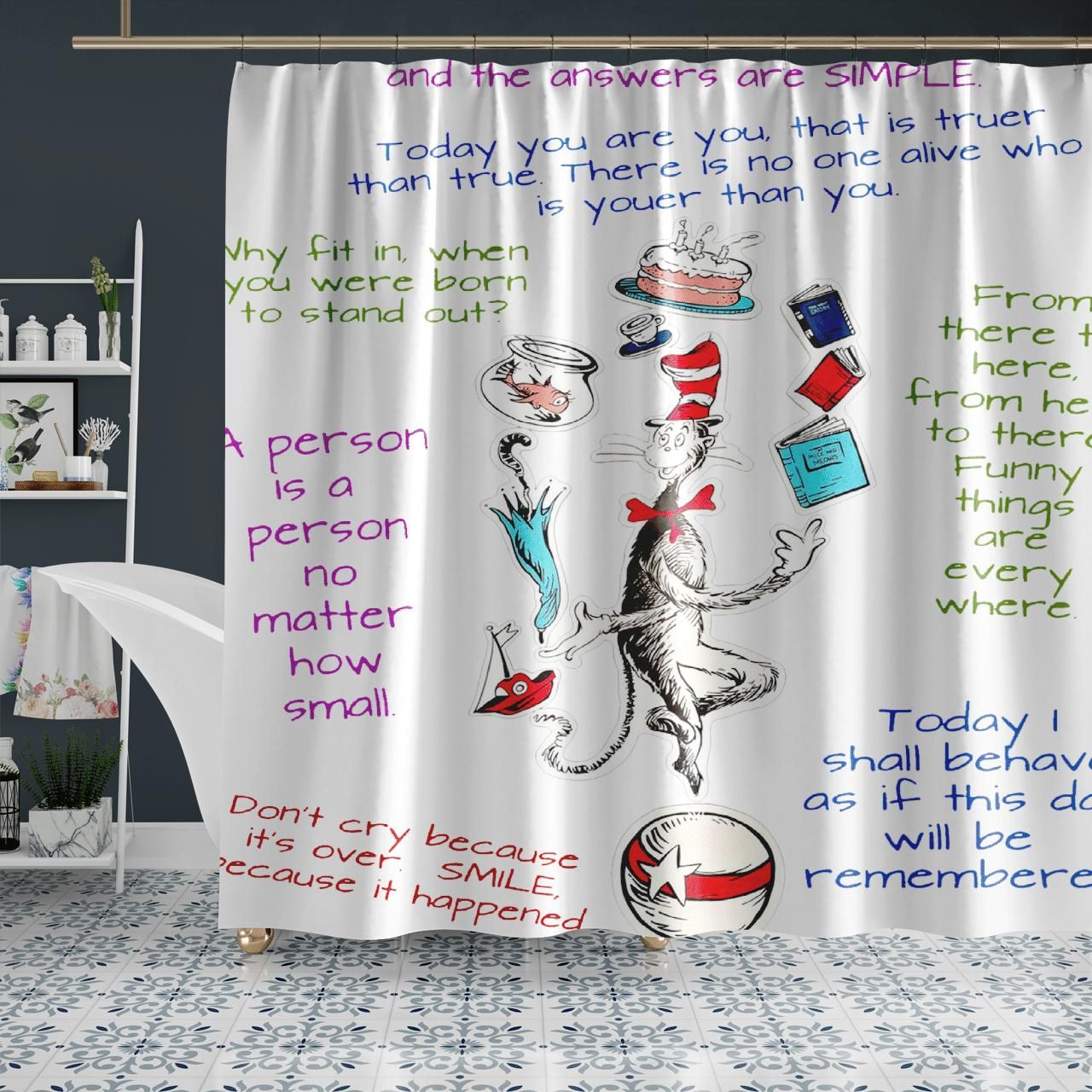 Sometimes The Questions Are Complicated And The Answers Are Simple Shower Curtain