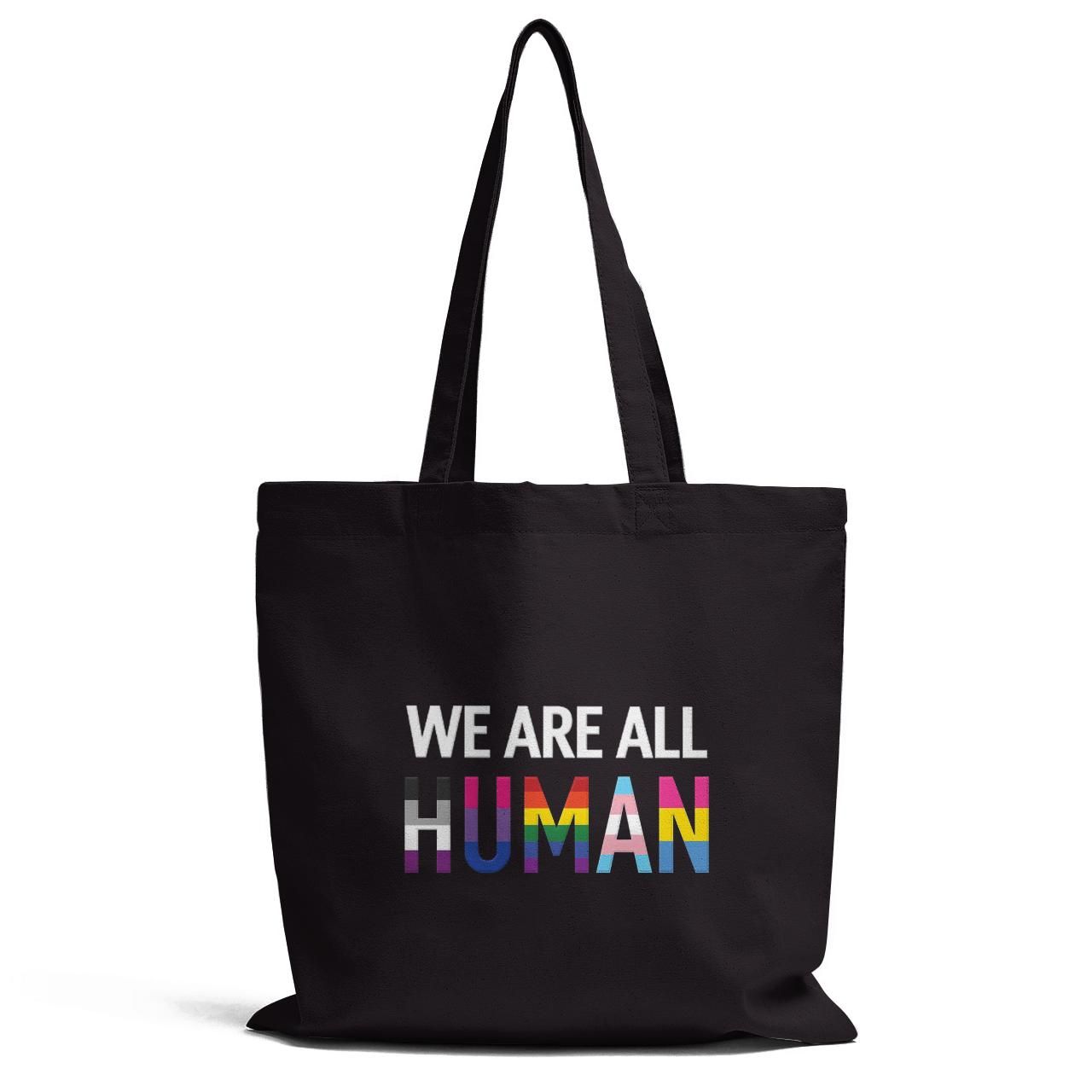 We Are All Human Tote Bag