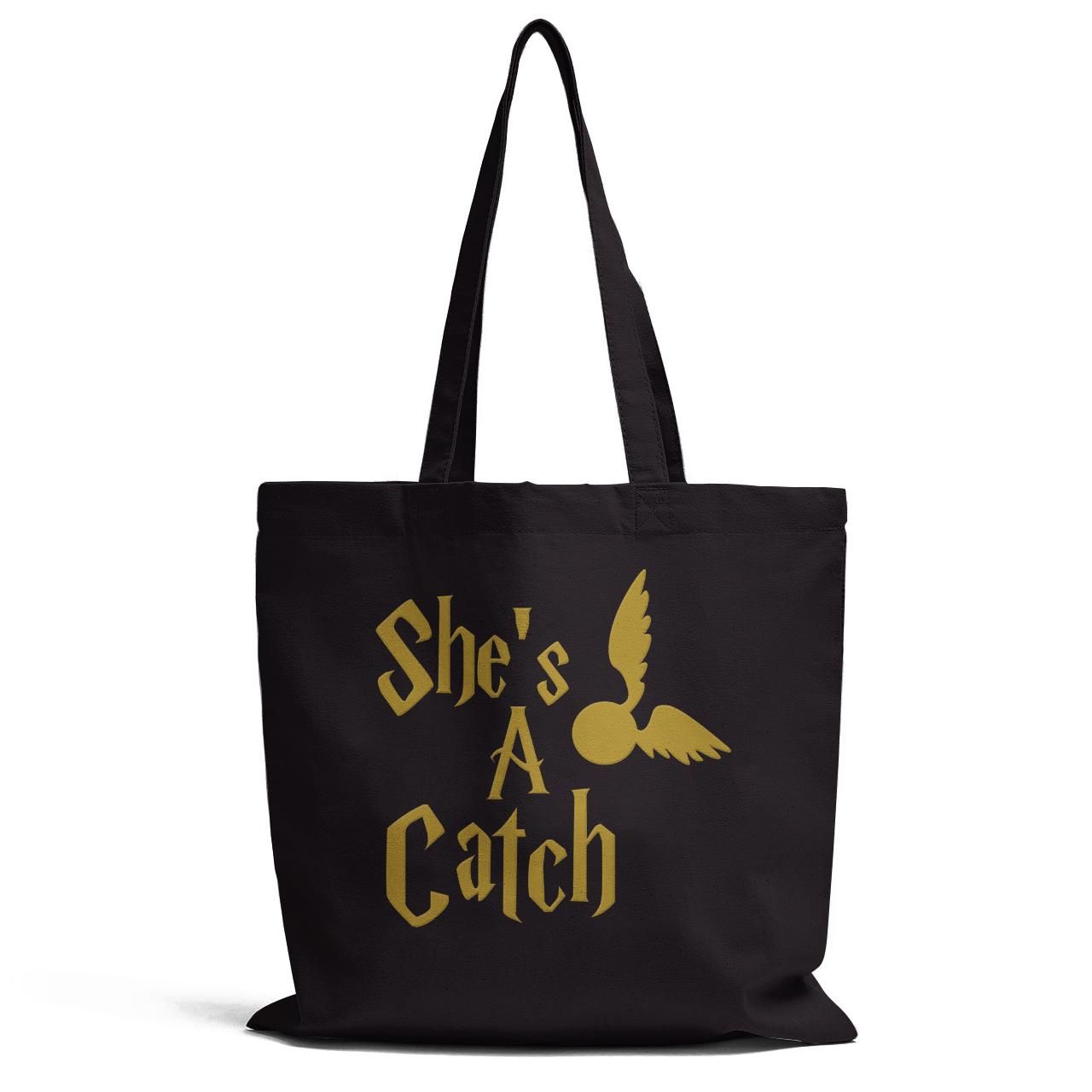She Is A Catch Tote Bag