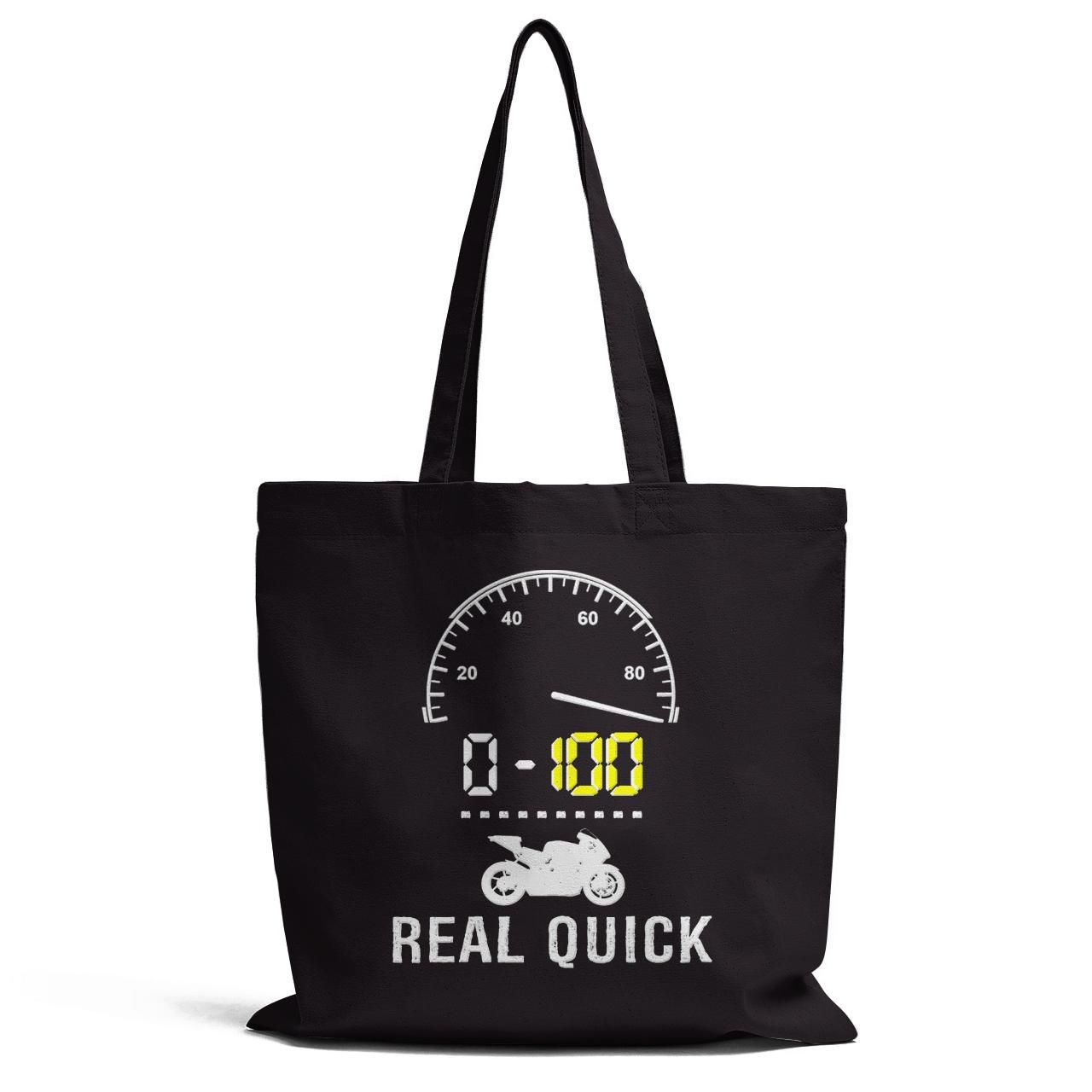 Real Quick 0 - 100 Tote Bag