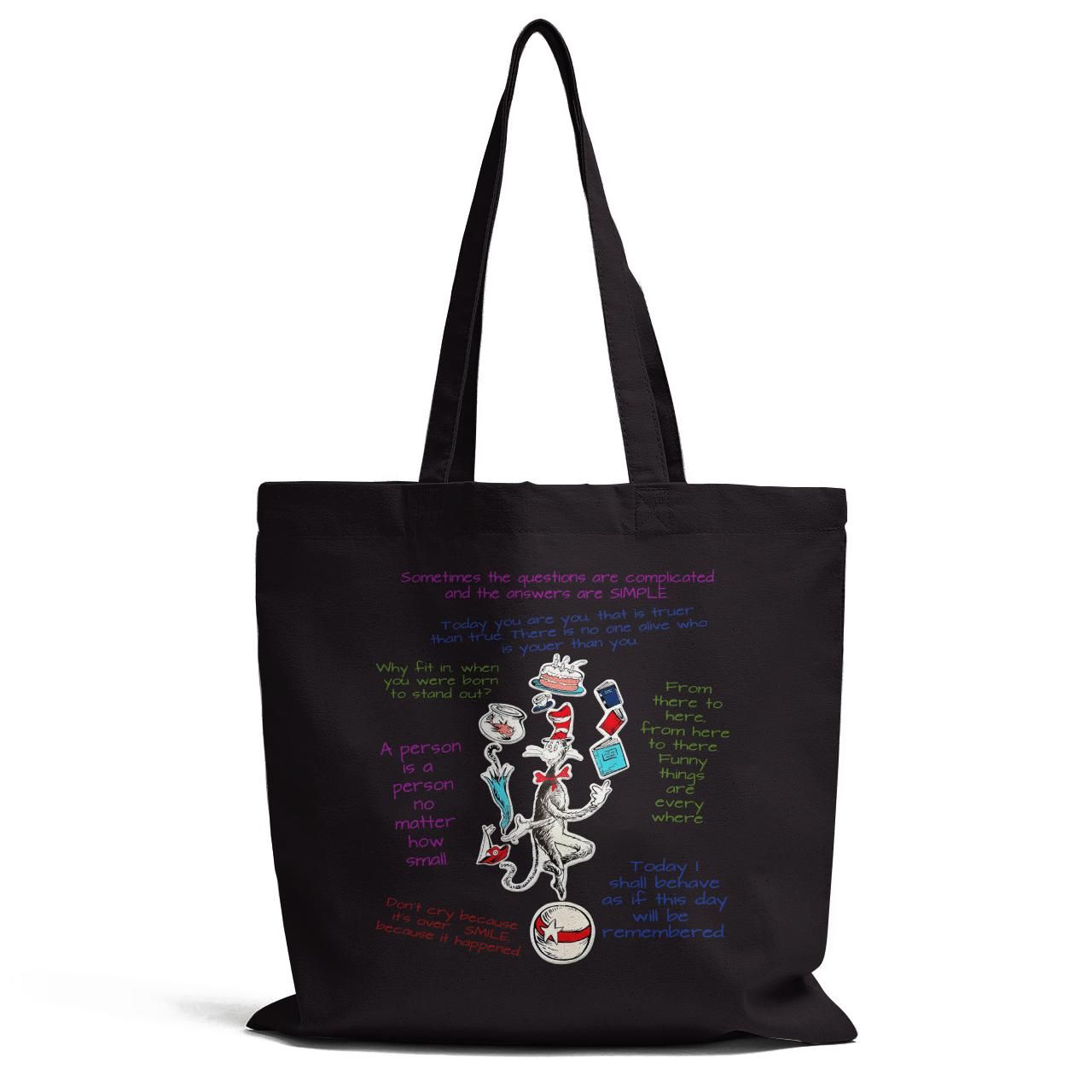 Sometimes The Questions Are Complicated And The Answers Are Simple Tote Bag