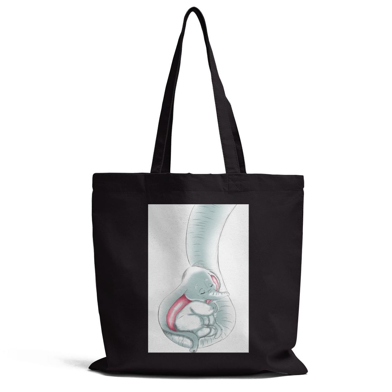 Little Elephan Cute Painting Tote Bag