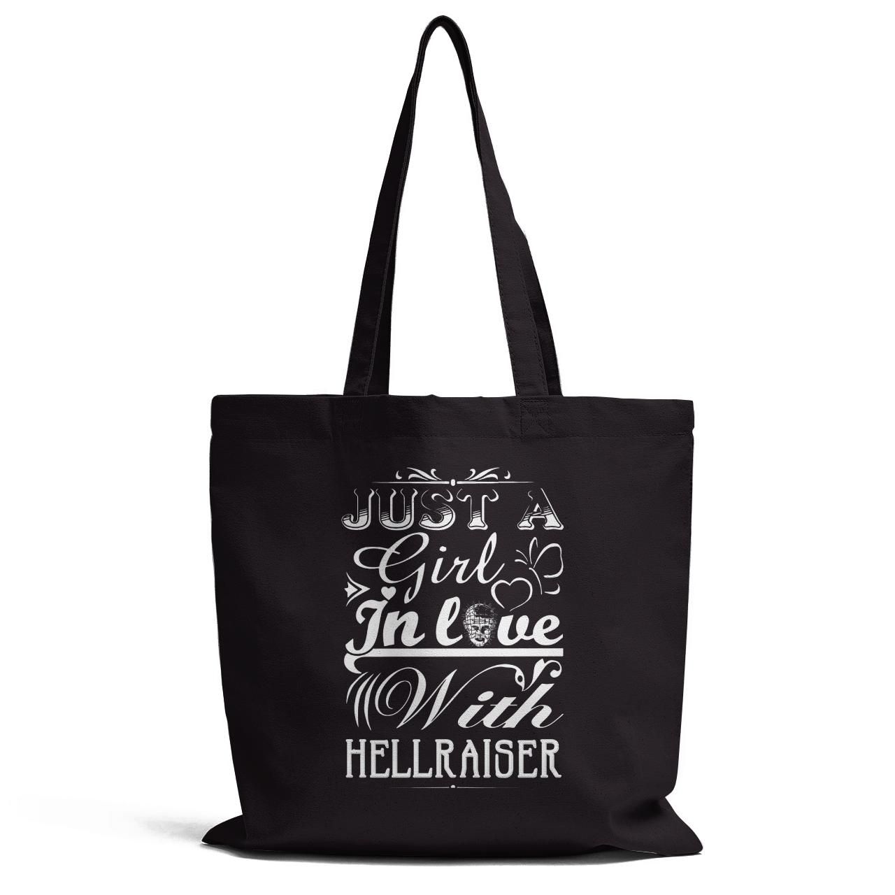 Just A Girl In Love With Hellraiser Tote Bag