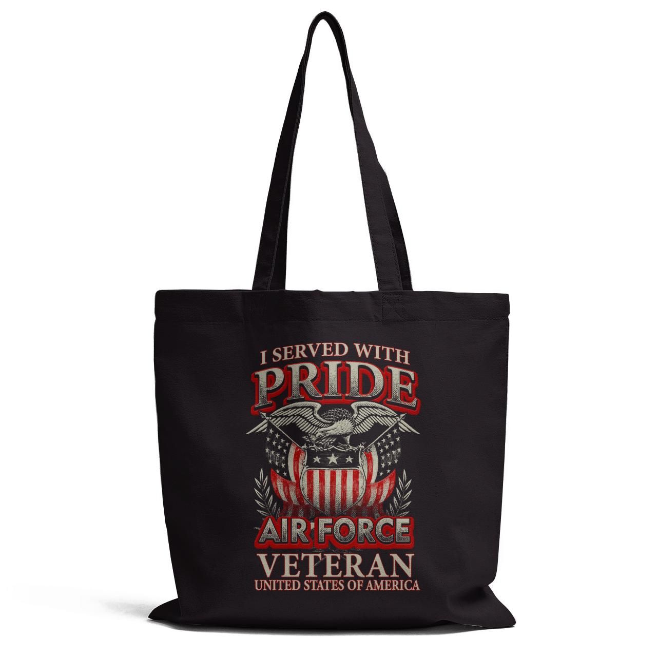 I Served With Pride Air Force Tote Bag