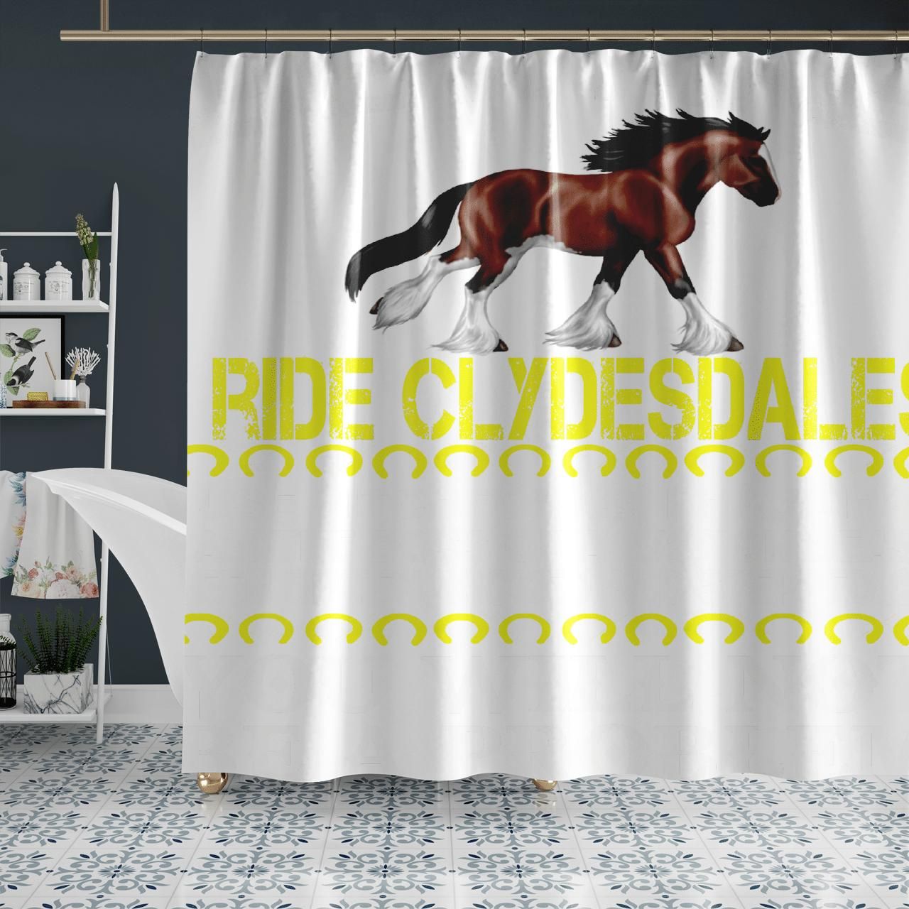 Be Ware You Will Not Be A Problem Shower Curtain