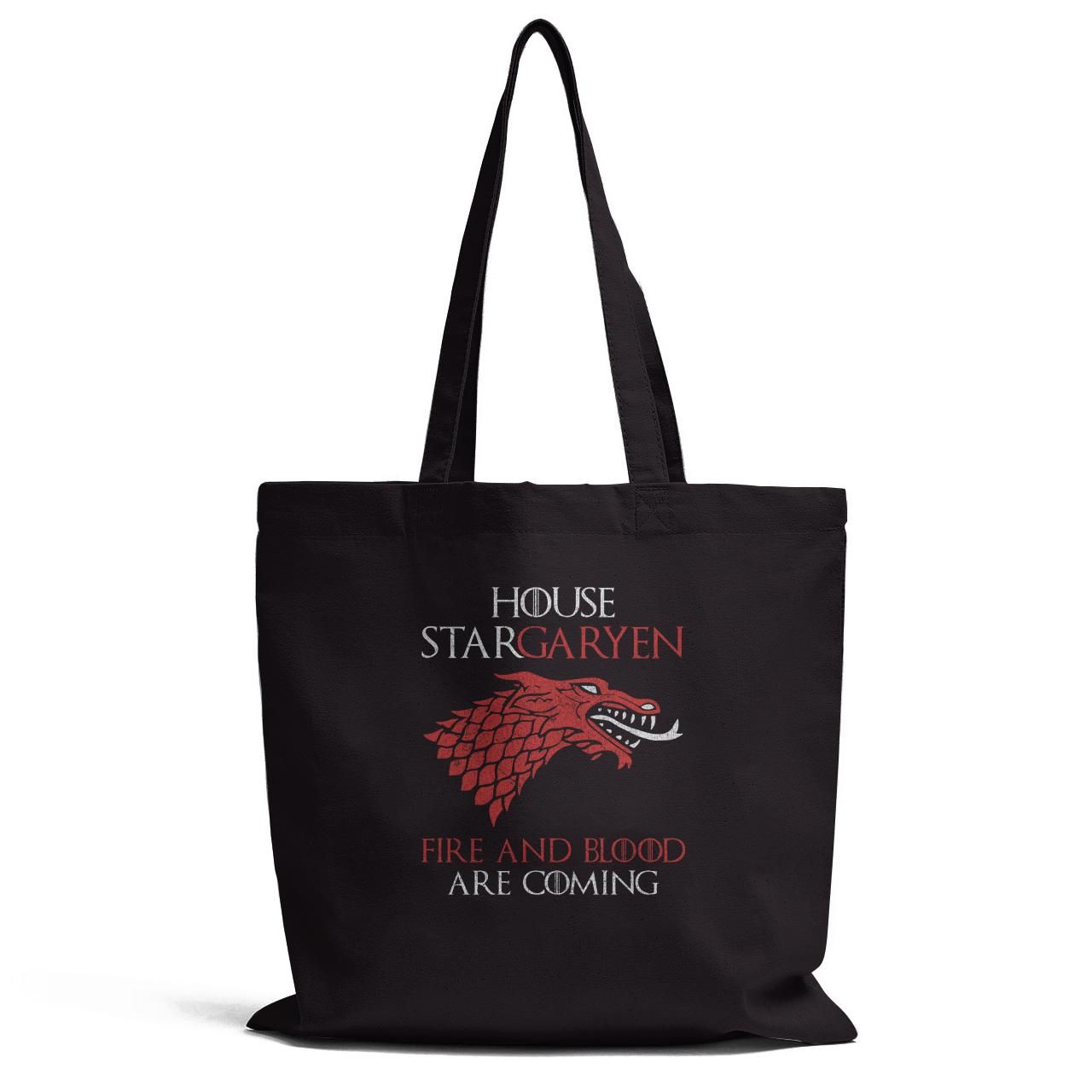 Fire And Blood Are Coming Tote Bag